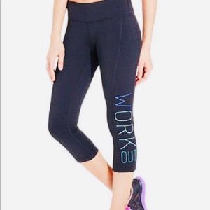 🔥EUC🔥Ideology Women's Graphic Cropped Leggings